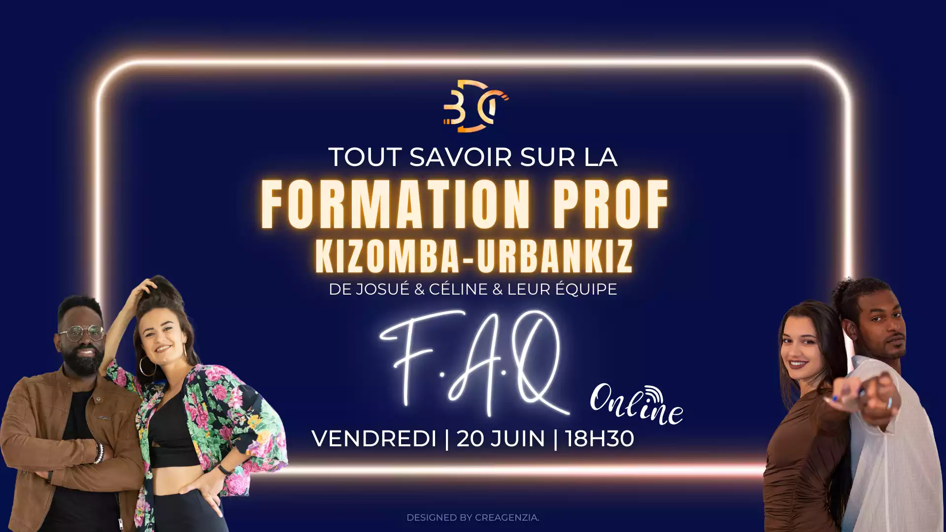 Bordeaux Dance Crew, École de Danse Kizomba Urbankiz Afro Salsa Bachata Tarraxo Heels Dancehall Ladies Expression Hip-hop Konpa - Photo FAQ Formation prof Kizomba Urbankiz 20 juin 2025