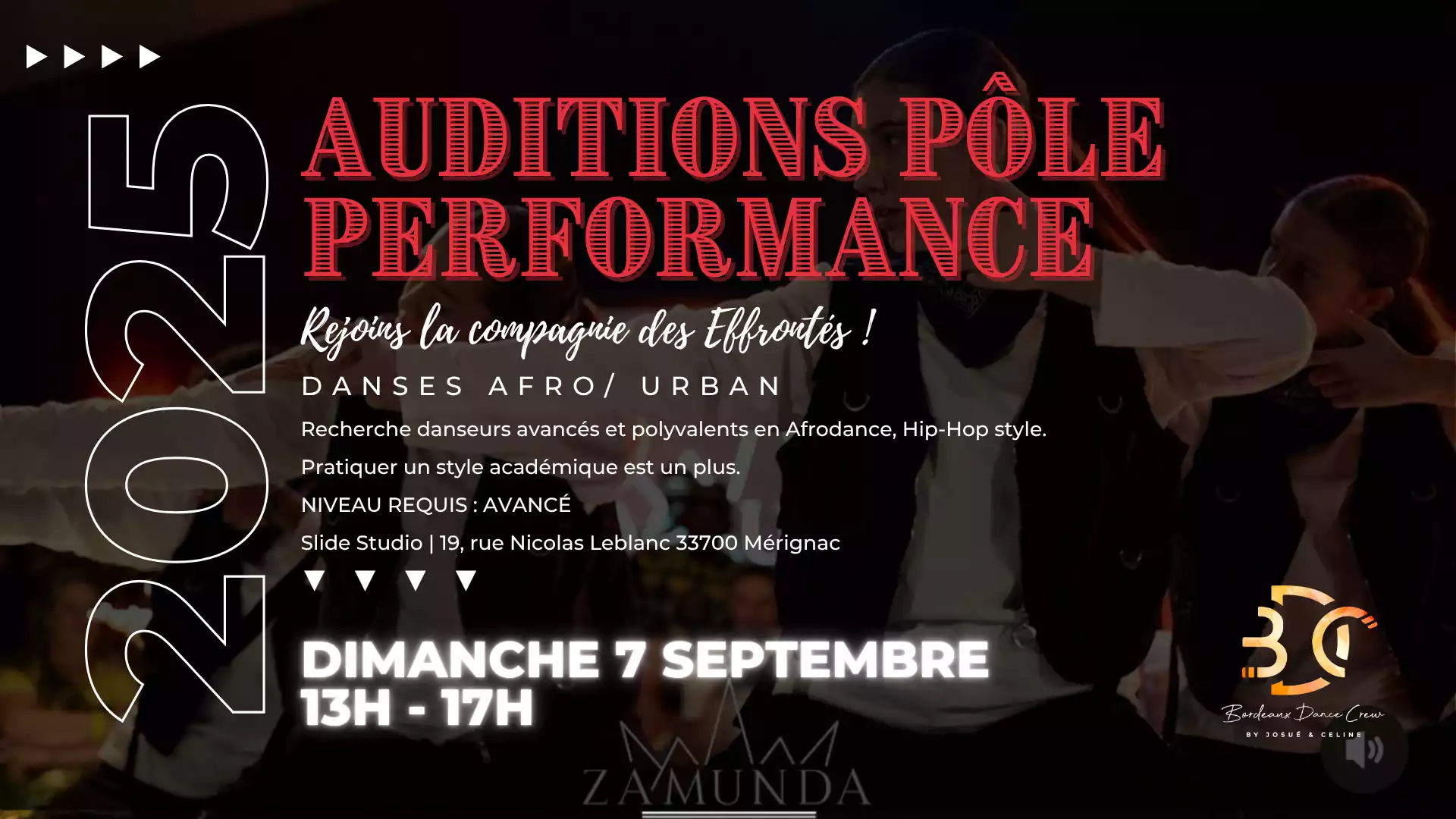 Bordeaux Dance Crew, École de Danse Kizomba Urbankiz Afro Salsa Reggaeton Bachata Tarraxo Heels Dancehall Ladies Expression Hip-hop Konpa - Pole perf Afro auditions 709