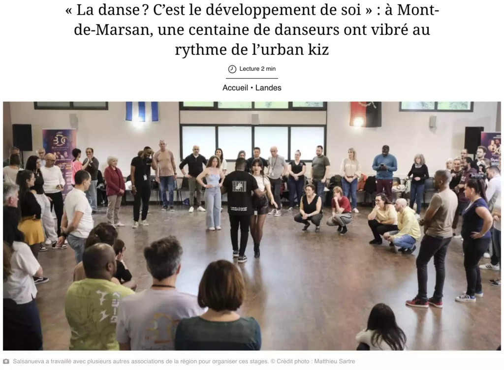 Bordeaux Dance Crew, École de Danse Kizomba Urbankiz Afro Salsa Reggaeton Bachata Tarraxo Heels Dancehall Ladies Expression Hip-hop Konpa - Article de presse Sud Ouest