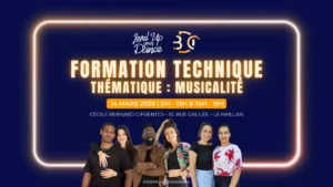 Bordeaux Dance Crew, École de Danse Kizomba Urbankiz Afro Salsa Reggaeton Bachata Tarraxo Heels Dancehall Ladies Expression Hip-hop Konpa - Photo Visuel Formation technique mars 2026