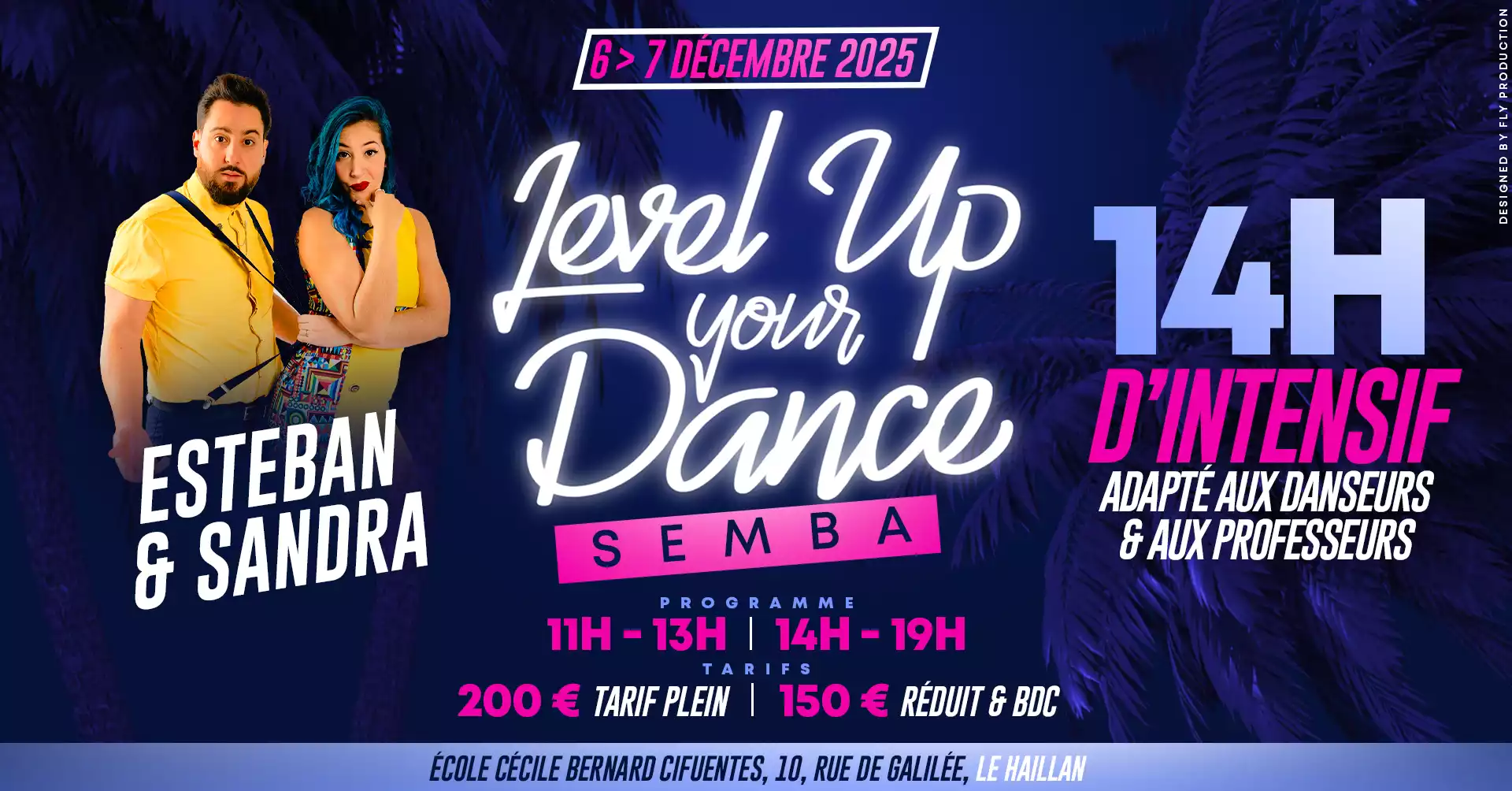 Bordeaux Dance Crew, École de Danse Kizomba Urbankiz Afro Salsa Reggaeton Bachata Tarraxo Heels Dancehall Ladies Expression Hip-hop Konpa - Photo Visuel Level up your dance Semba décembre 2025