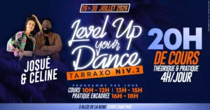 Bordeaux Dance Crew, École de Danse Kizomba Urbankiz Afro Salsa Reggaeton Bachata Tarraxo Heels Dancehall Ladies Expression Hip-hop Konpa - Photo Visuel Level up your dance Tarraxo 2 juillet 2026
