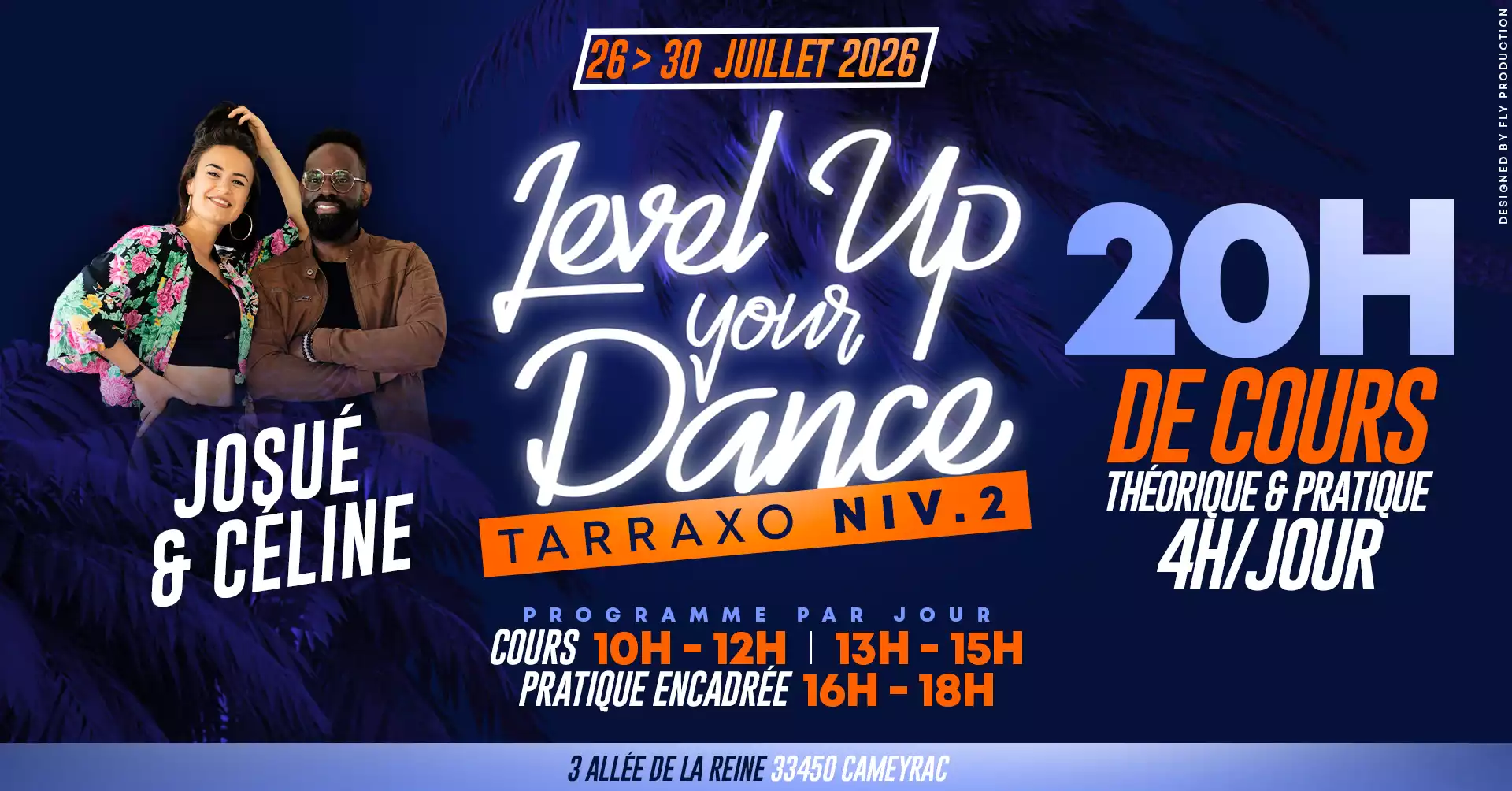 Bordeaux Dance Crew, École de Danse Kizomba Urbankiz Afro Salsa Reggaeton Bachata Tarraxo Heels Dancehall Ladies Expression Hip-hop Konpa - Photo Visuel Level up your dance Tarraxo 2 juillet 2026