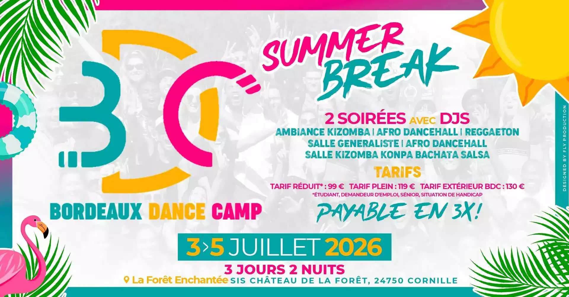 Bordeaux Dance Crew, École de Danse Kizomba Urbankiz Afro Salsa Reggaeton Bachata Tarraxo Heels Dancehall Ladies Expression Hip-hop Konpa - Photo Visuel Summer Break 2026
