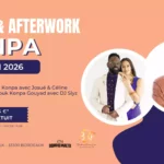 Bordeaux Dance Crew, École de Danse Kizomba Urbankiz Afro Salsa Reggaeton Bachata Tarraxo Heels Dancehall Ladies Expression Hip-hop Konpa - Photo Visuel Cours Afterwork Konpa Doppio 26 juin 2026