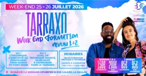 Bordeaux Dance Crew, École de Danse Kizomba Urbankiz Afro Salsa Reggaeton Bachata Tarraxo Heels Dancehall Ladies Expression Hip-hop Konpa - Photo Visuel Tarraxo week-end 1&2