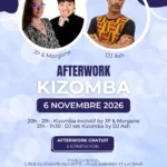 Bordeaux Dance Crew, École de Danse Kizomba Semba Urbankiz Afro Reggaeton Bachata Tarraxo Heels Dancehall Free mouvement Konpa - Photo Visuel Afterwork Kiz JP & Morgane 6 novembre 2026