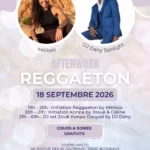 Bordeaux Dance Crew, École de Danse Kizomba Semba Urbankiz Afro Reggaeton Bachata Tarraxo Heels Dancehall Free mouvement Konpa - Photo Visuel Afterwork Reggaeton 18 septembre 2026