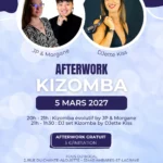 Bordeaux Dance Crew, École de Danse Kizomba Semba Urbankiz Afro Reggaeton Bachata Tarraxo Heels Dancehall Free mouvement Konpa - Photo Visuel Afterwork Kiz JP & Morgane 5 mars 2027